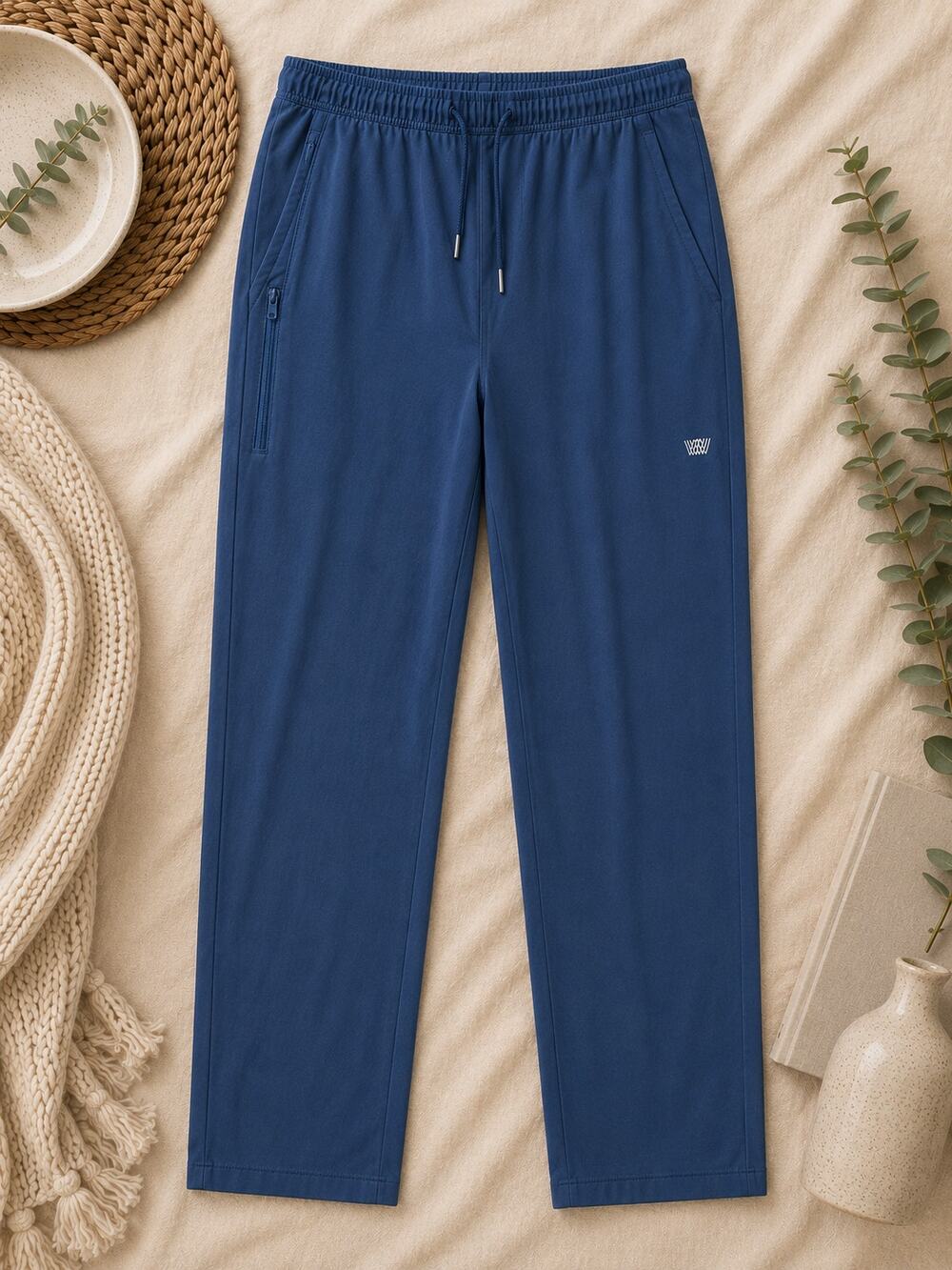 Mack Weldon ACE Sweatpant Navy Blue French Terry Tailored Fit Pants SZ Tall XL